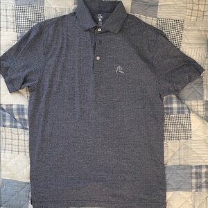 Rhoback Navy Herringbone polo